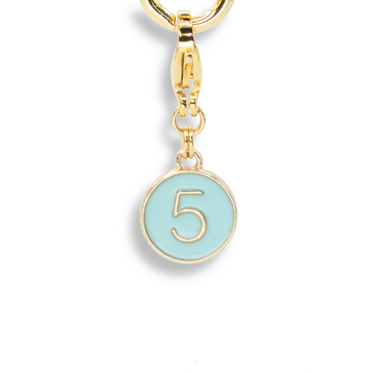 Number 5, Light Blue