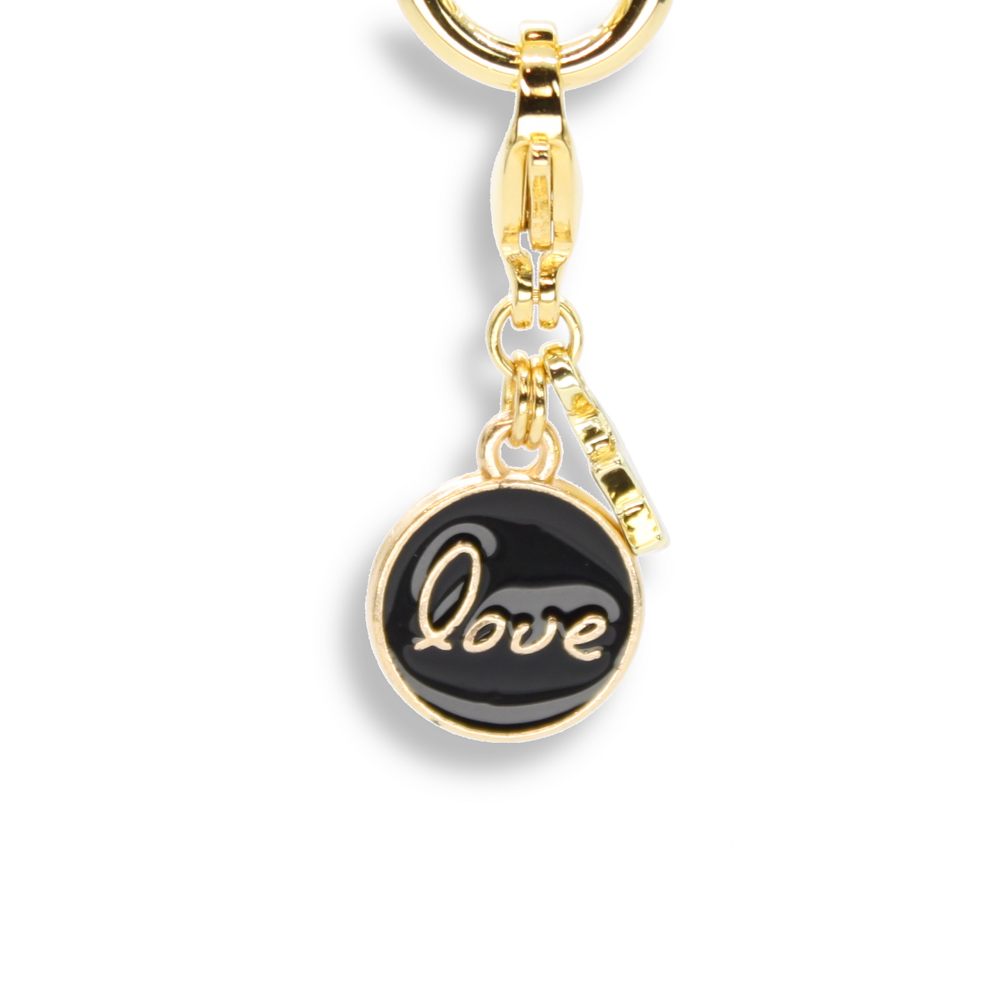 Love Coin Charm, Black