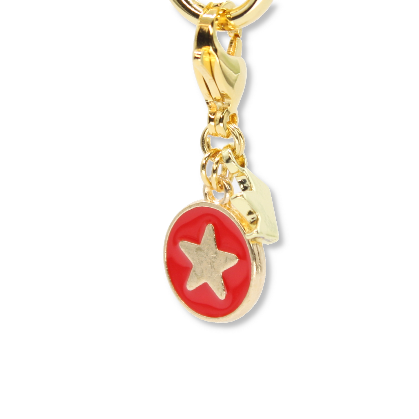 Star Coin Charm, Red