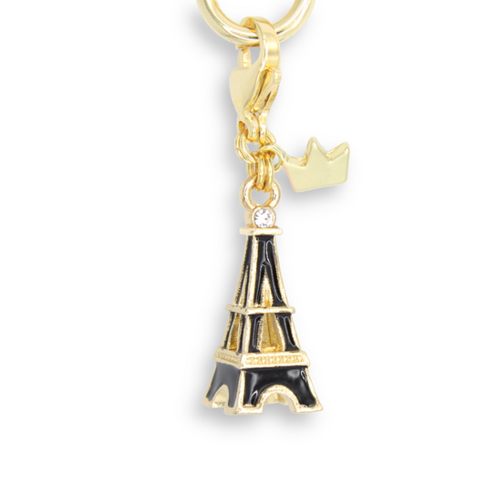 Eiffel Tower Charm, Black