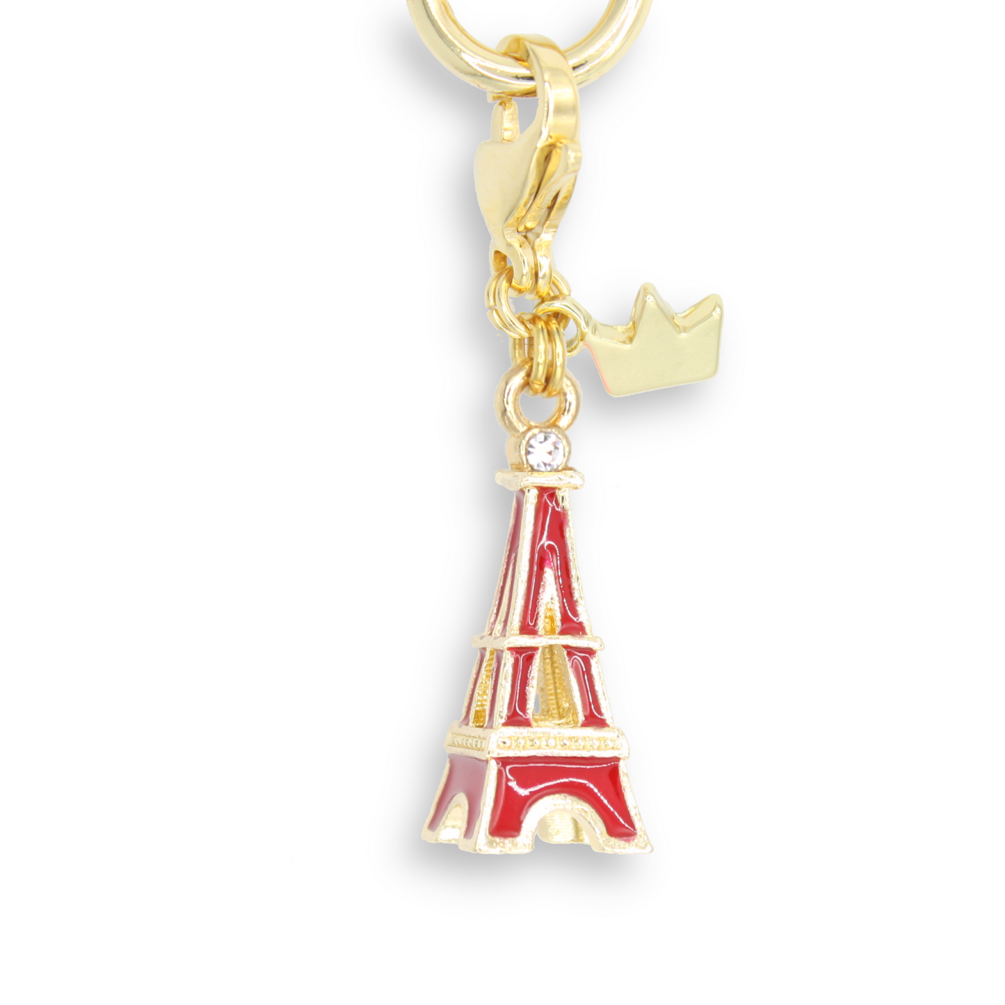 Eiffel Tower Charm, Red