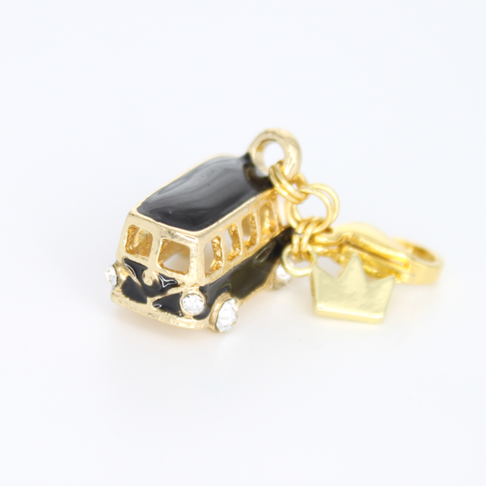 Camper Van Charm,  Black