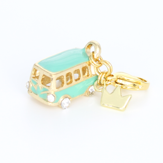 Camper Van Charm, Teal