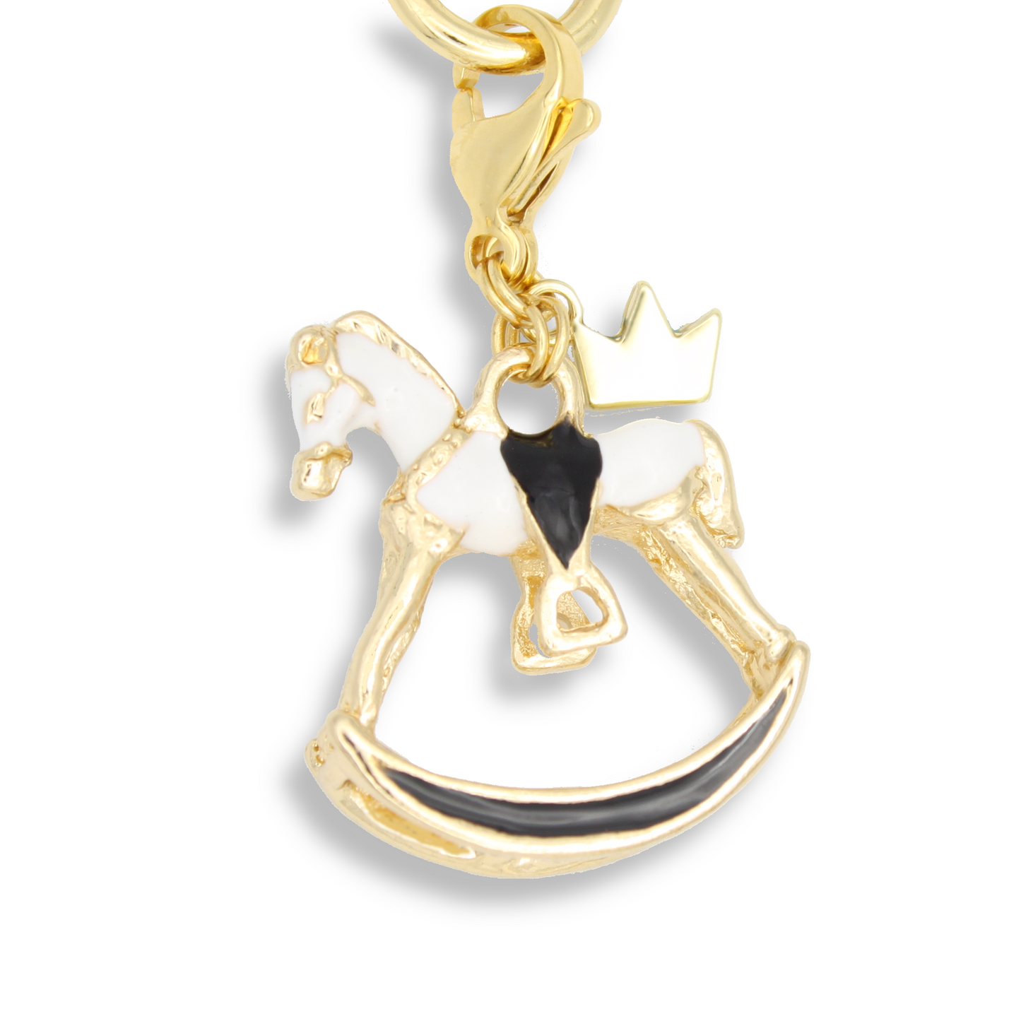 Rocking Horse Charm, Black