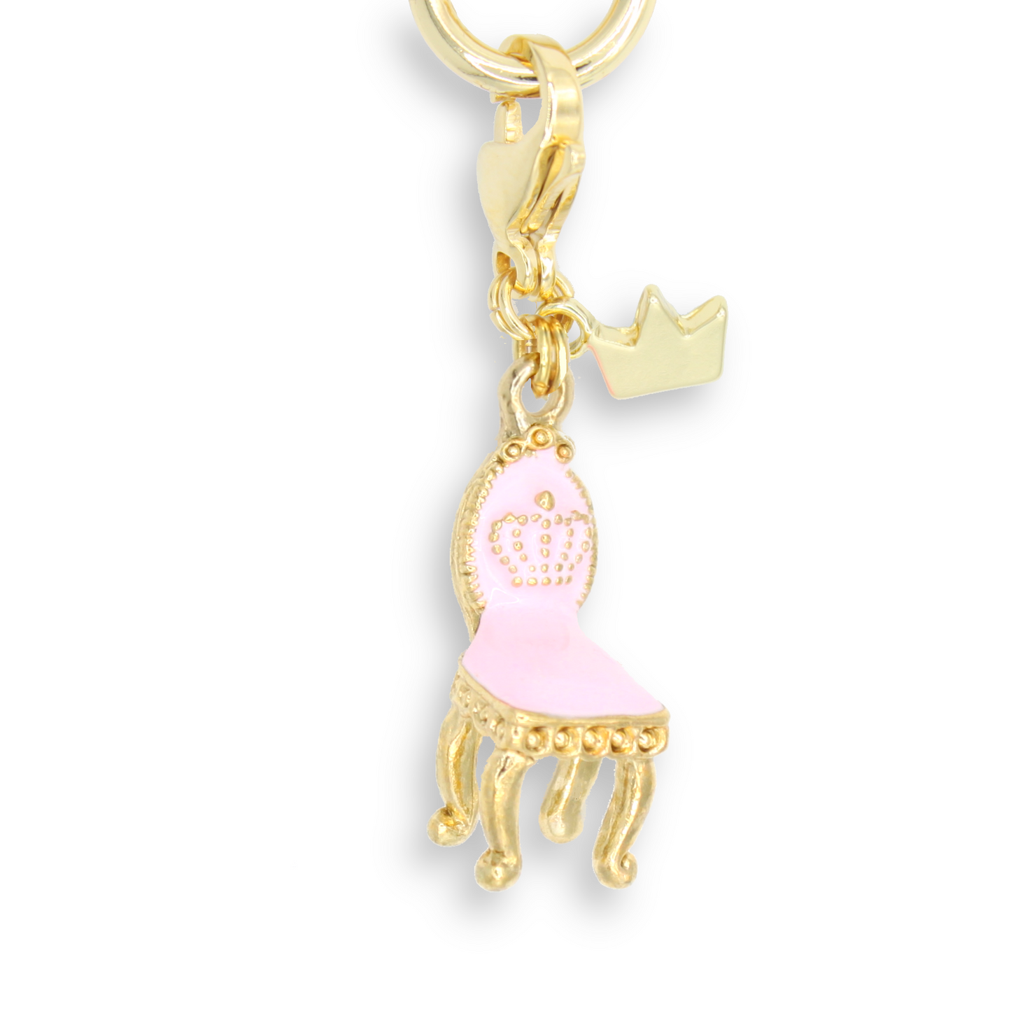 Royal Chair Charm, Light Pink