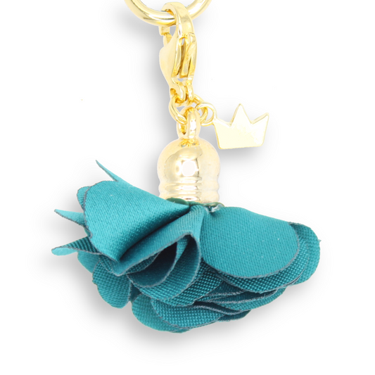 Flower Tassel, Teal