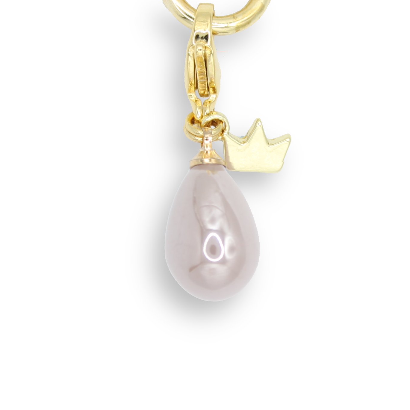 Pearly Waterdrop Charm, Coffee