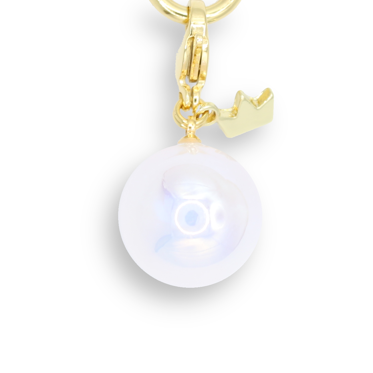 Korean Candy Ball Charm, White