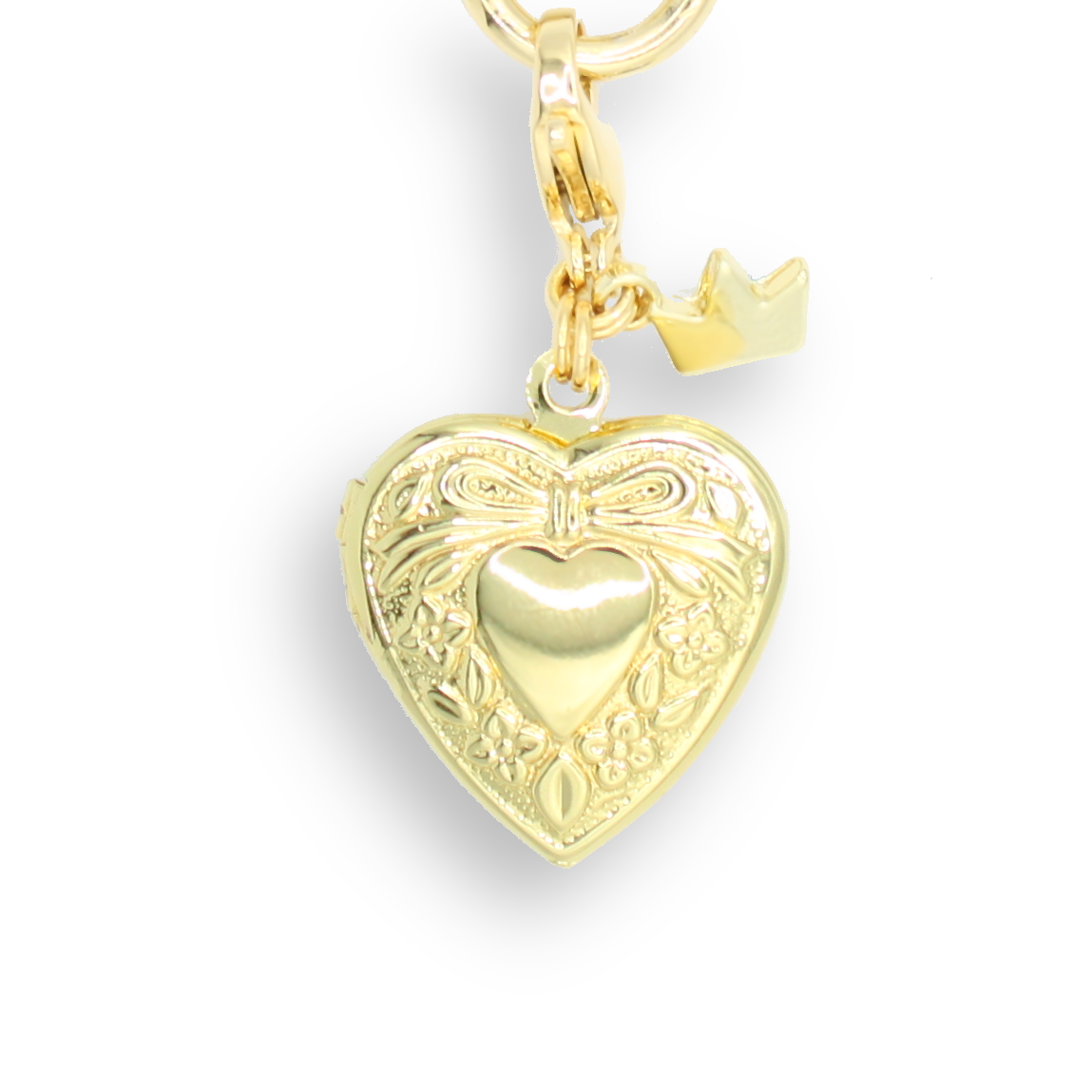 18K Gold Plated Heart in Heart Locket