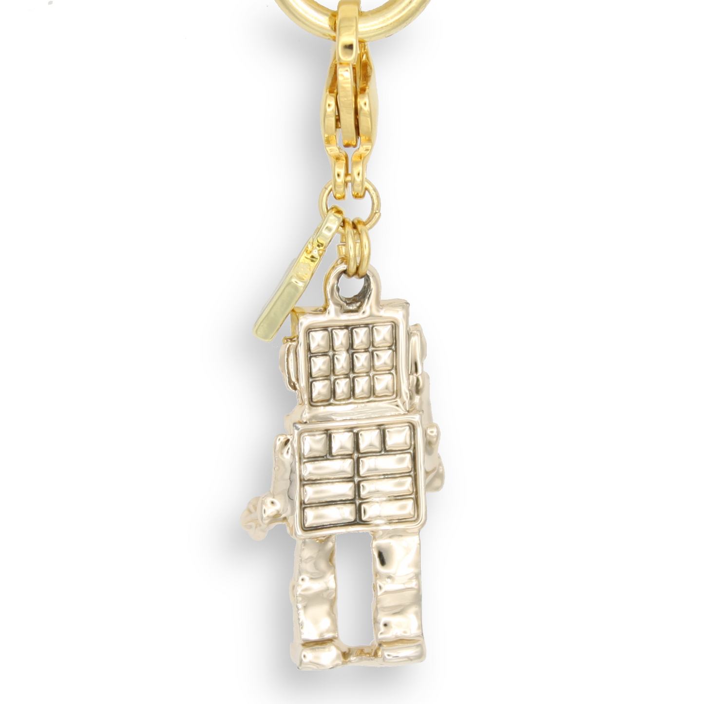 Square-Headed Robot Charm