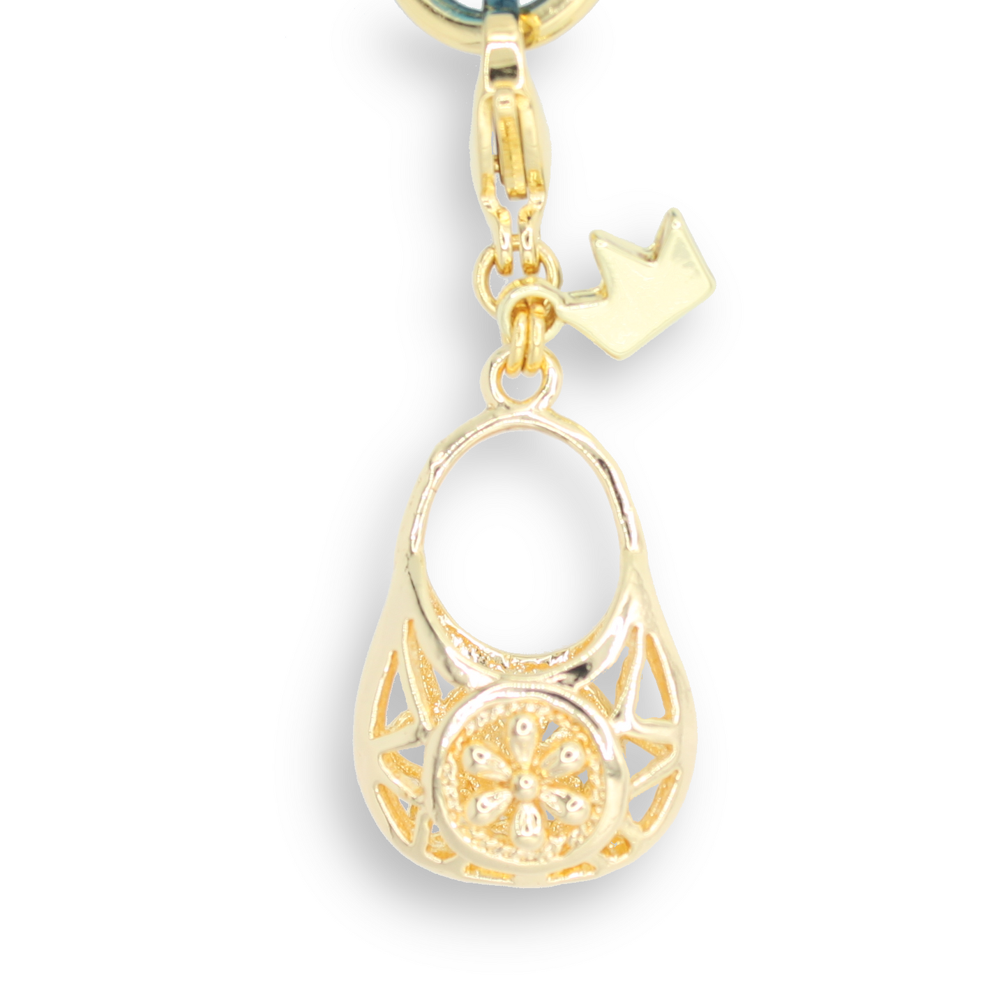 18K Gold Plated Hobo Purse Charm